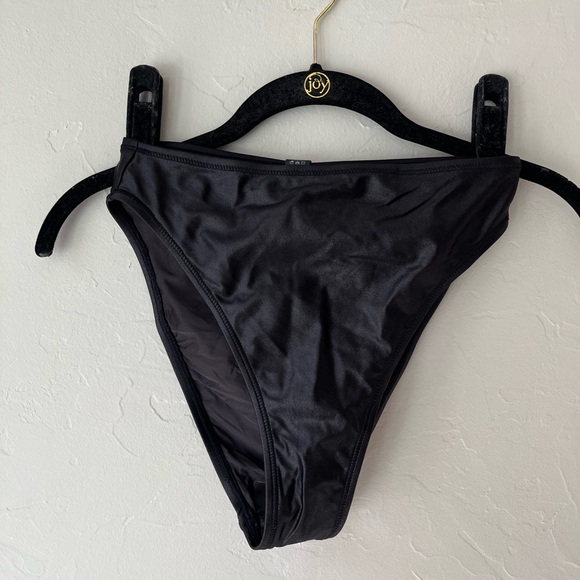 🖤SKIMS SHINE SWIM MID WAIST BIKINI BOTTOM IN ONYX XS - Picture 5 of 6